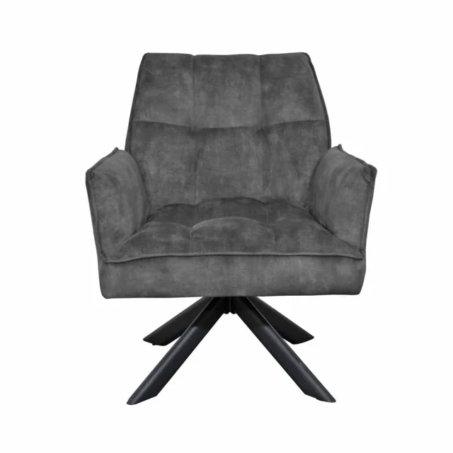 Lucas Armchair Adore Dark Gray