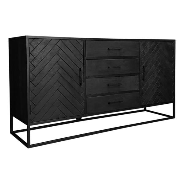 Komoda z drewna mango 165 x 75 x 45 cm 8211 Teraz w magazynie Dostawa w ciągu 7 dni