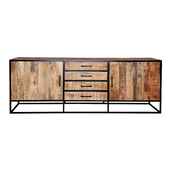 Komoda z drewna mango 210x45x75 cm 8211 Teraz w magazynie Dostawa w ciągu 7 dni