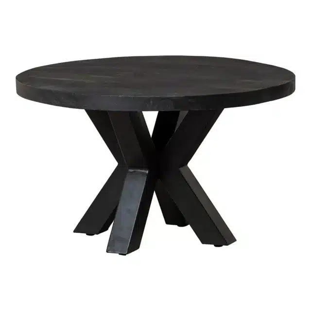 Stolik kawowy Mango Wood Spider Leg Round Black 70x42cm 8211 Zamów teraz, a otrzymasz dostawę w 22. tygodniu
