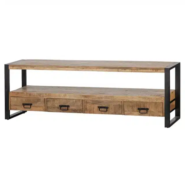 Mango Wood TV Cabinet 180x45x60cm 8211 Order Now for Delivery in Week 50