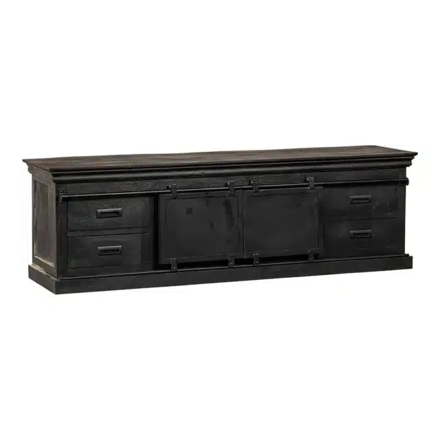 Mangohouten Tv Meubel 220x45x55cm 8211 Nu Op Voorraad Binnen 7 Dagen In Huis